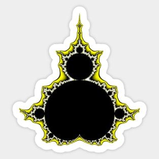 Mandelbrot Buddha Sticker